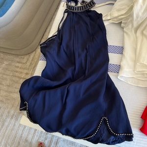 NBD Lourdes beaded mini dress